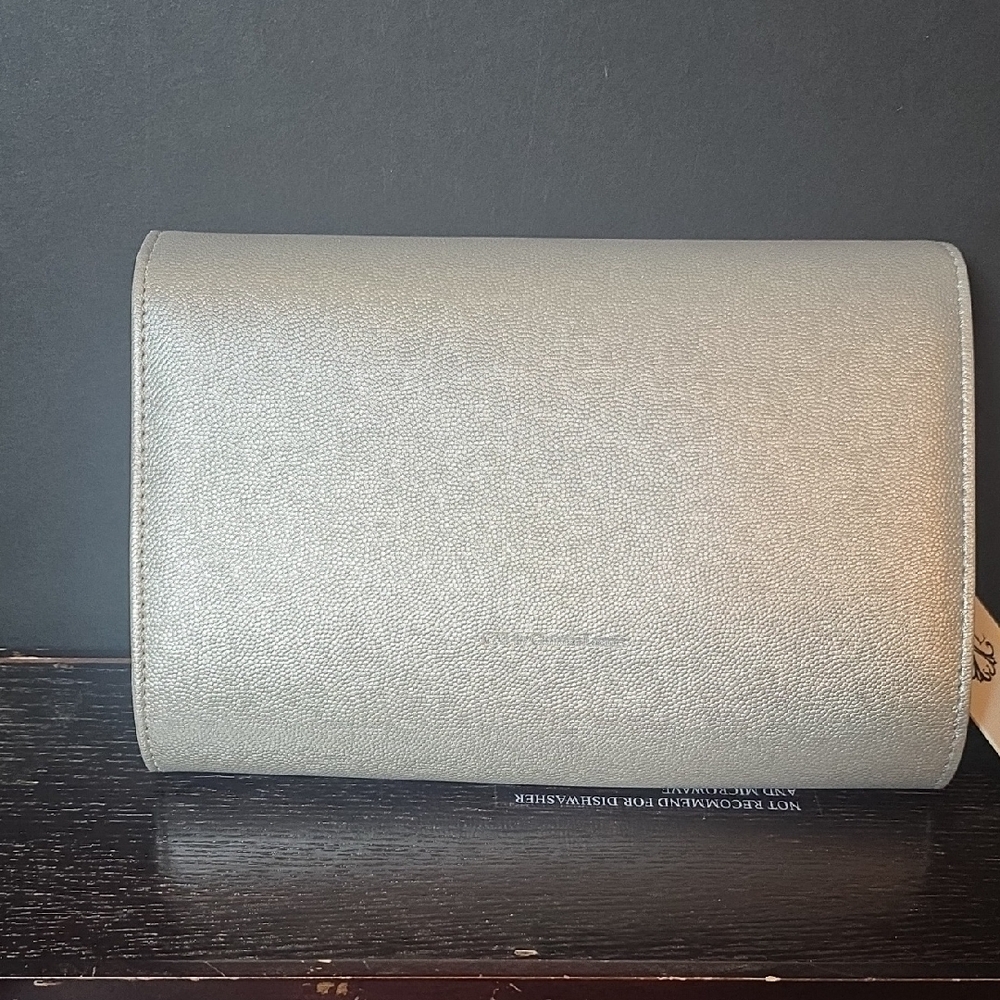 Christian Lacroix Metallic Silver Clutch - Picture 2 of 2